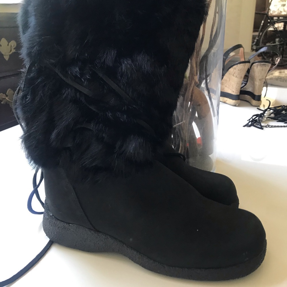 Fur snow / winter boots